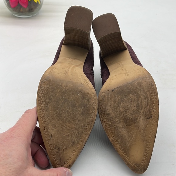 Ivanka Trump Carver Dark Red Suede Ankle Bootie Size 9.5. MCA2468E - Picture 7 of 9